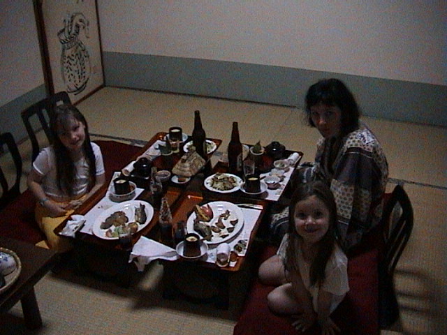 Diner at Ryokan Kaminoya